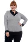 Blusa Plus size em Malha