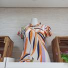 Blusa plus size estampada