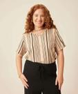 Blusa Plus Size Feminina Listrada Marisa-59027