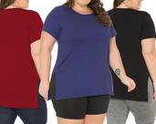 Blusa Plus Size Feminina Moda Grande do G1 ao G4 Viscolycra Blusa Plus Size Feminina Moda Grande do G1 ao G4 Viscolycra