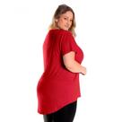 Blusa Plus size Feminina Tampa Bumbum Nina 1126 Blusa Plus size Feminina Tampa Bumbum Nina 1126