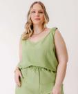 Blusa Plus Size Feminina Textura Marisa Verde-00030