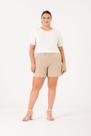 Blusa Plus Size Malha Mangas Curtas E Amplas Lunender C0300
