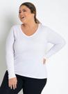 Blusa Plus Size Manga Longa Segunda Pele