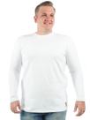 Blusa Plus Size Masculina Lisa Elastano Manga Longa Branca Blusa Plus Size Masculina Lisa Elastano Manga Longa Branca