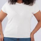 Blusa plus size modal manga muscle fem