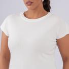 Blusa plus size modal manga muscle ombreira fem