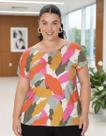Blusa plus size mullet várias estampas g1 ao g5 malwee
