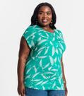 Blusa Plus Size Viscose Fiesta Estampa Pomba Paz Rovitex Secret Reto