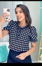 Blusa poa Romântica