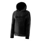 Blusa Polar LT Hoodie Fem - Preta - Salomon