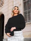 Blusa Ponto Grosso Básica Tricot Inverno