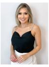Blusa PRETA de alçinha tamanho P