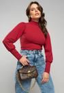 Blusa Princesa Manga Longa Canelada Vermelho Salvatore Blusa Princesa Manga Longa Canelada Vermelho Salvatore