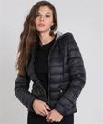Blusa puffer preta Blusa puffer preta
