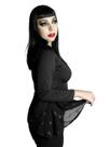 Blusa Puppet Dark Cross Strass