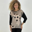 Blusa Realist Manga 3/4 com Estampa Feminina