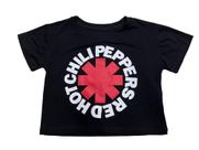 Blusa Red Hot Chilli Peppers Blusinha Cropped Camiseta Feminina Banda Rock Sf388 BM