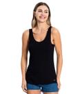 Blusa Regata Alça Larga Básica Feminina
