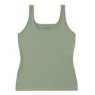 Blusa Regata Básica Meia Malha Feminina Malwee Ref. 04494 Cor:Verde 3956Tamanho:GG