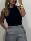 Blusa regata canelada preta (ar25-0284)