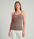 Blusa Regata Em Poliamida Com Bojo Sea Surf Marrom Blusa Regata Em Poliamida Com Bojo Sea Surf Marrom
