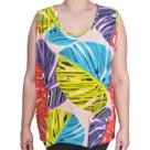 Blusa Regata Feminina Estampa Fajos Plus Size Blusa Regata Feminina Estampa Fajos Plus Size
