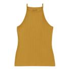 Blusa Regata Nadador Feminina Canelada Malwee Ref. 68765 Cor:Mostarda 397Tamanho:GG