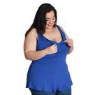 Blusa Regata Plus Size com botões Para Amamentação Blusa Regata Plus Size com botões Para Amamentação