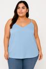 Blusa regata plus size
