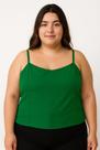 Blusa regata plus size