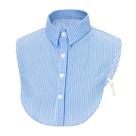 Blusa removível de algodão com design listrado atemporal