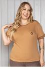 Blusa Ribana Lisa e Listrada Juanna - Outono - 100% Algodão Blusa Ribana Lisa e Listrada Juanna - Outono - 100% Algodão