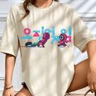 Blusa Round 6 Larga Over Streetwear Estampa Guardinhas em Algodão Unissex Blusa Round 6 Larga Over Streetwear Estampa Guardinhas em Algodão Unissex