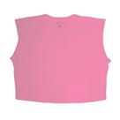 Blusa s/ manga, basic+, em malha algodão, referencia b965 na cor rosa m