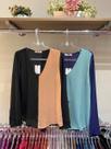 Blusa Samara Di Lucky - Marinho e Azul Claro
