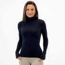 Blusa Scala Básica Manga Longa Gola Alta Feminina Blusa Scala Básica Manga Longa Gola Alta Feminina