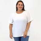 Blusa Secret Glam Plus Size Manga Curta Feminina Blusa Secret Glam Plus Size Manga Curta Feminina