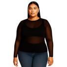 Blusa Segunda Pele Plus Size FIO 40 Manga Longa Gola Redonda LOBA LUPO