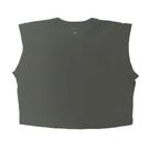 Blusa sem Manga em Malha Algodão Verde Militar GG Basic+