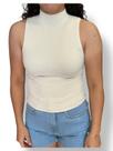Blusa sem mangas de gola my