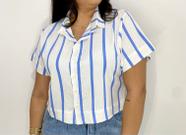 Blusa Semi Cropped com Mangas Blusa Semi Cropped com Mangas