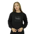 Blusa Sfigmos Detalhe Nas Mangas - 19625 Blusa Sfigmos Detalhe Nas Mangas - 19625