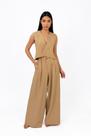 Blusa Social de Alfaiataria Glera Nude - Be Carmell