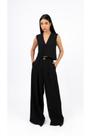 Blusa Social de Alfaiataria Glera Preto - Be Carmell
