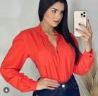 blusa social de mangas comprida g