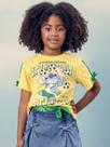 Blusa Stitch Com Laçinhos Copa Brasil Momi