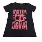 Blusa System Of a Down SOAD Camiseta Baby Look Sfm915