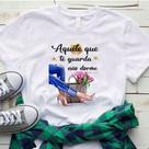 Blusa T-shirt Camiseta Feminina Estampada - Cristãn- Várias Estampas 01