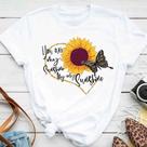 Blusa T-shirt Camiseta Feminina Estampada -Girassol- Várias Estampas 09